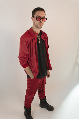 The Track Suit Pants Red