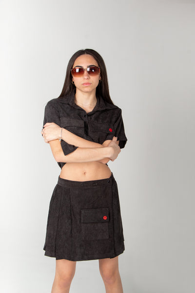 The Corduroy Skirt Black